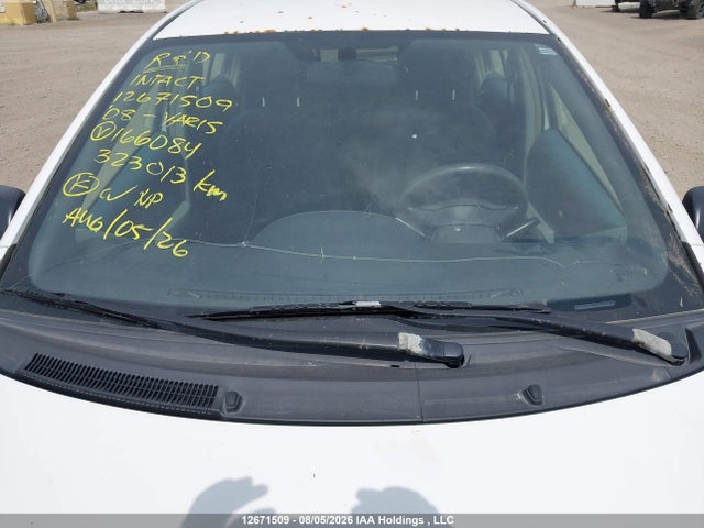 2008 Toyota Yaris მანქანა იყიდება აუქციონზე, vin: JTDKT923185166084, აუქციონის ნომერი: 12671509