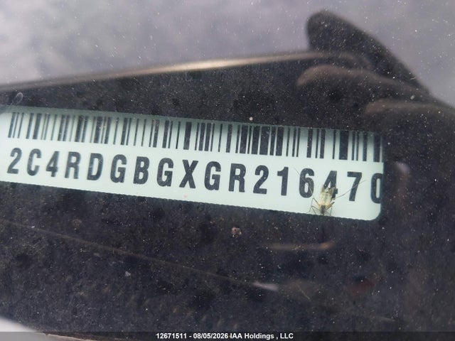 Aukcja sprzedaży 2016 Dodge Grand Caravan Se, vin: 2C4RDGBGXGR216470, numer aukcji: 12671511