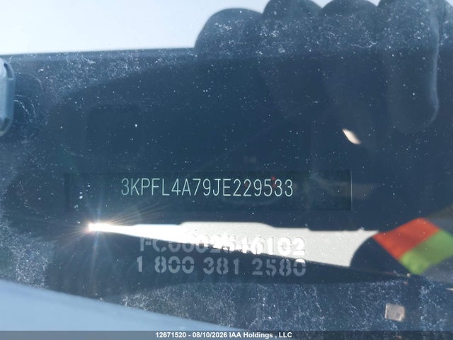 12671520 :رقم المزاد ، 3KPFL4A79JE229533 vin ، 2018 Kia Forte Lx/lx+ مزاد بيع
