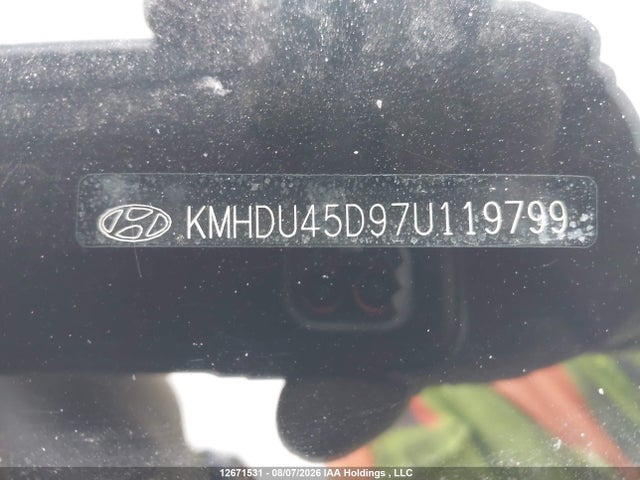 2007 Hyundai Elantra Gl/gls მანქანა იყიდება აუქციონზე, vin: KMHDU45D97U119799, აუქციონის ნომერი: 12671531
