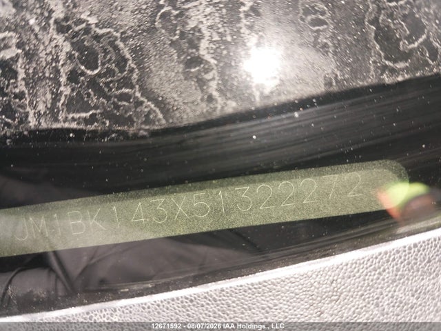 12671592 :رقم المزاد ، JM1BK143X51322272 vin ، 2005 Mazda Mazda3 Gs/gt مزاد بيع