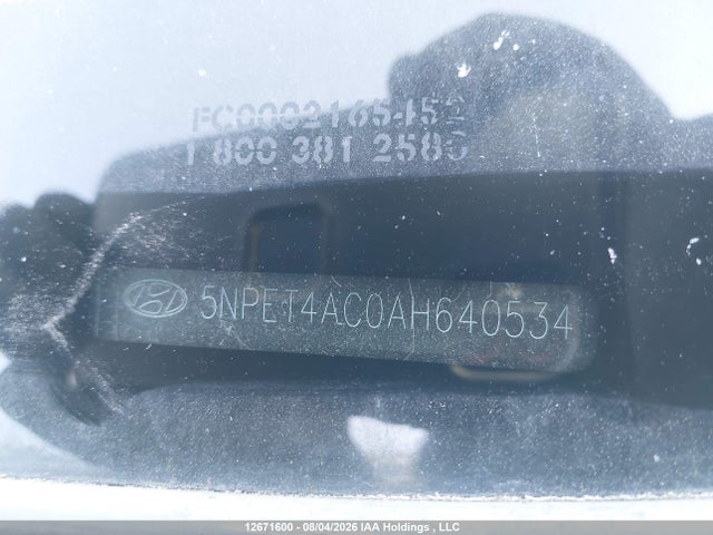 Продажа на аукционе авто 2010 Hyundai Sonata Gl, vin: 5NPET4AC0AH640534, номер лота: 12671600