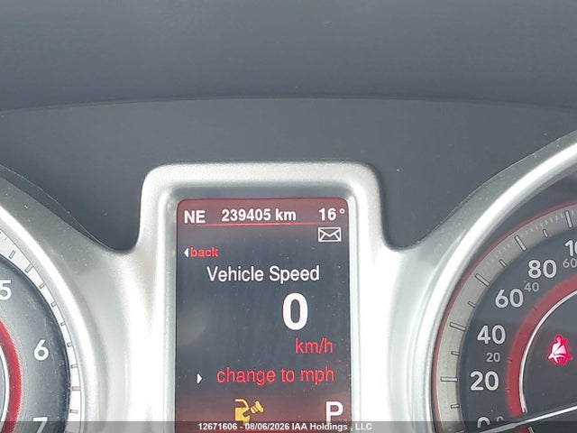 12671606 :رقم المزاد ، 3C4PDDEG0DT708919 vin ، 2013 Dodge Journey R/t Rallye مزاد بيع