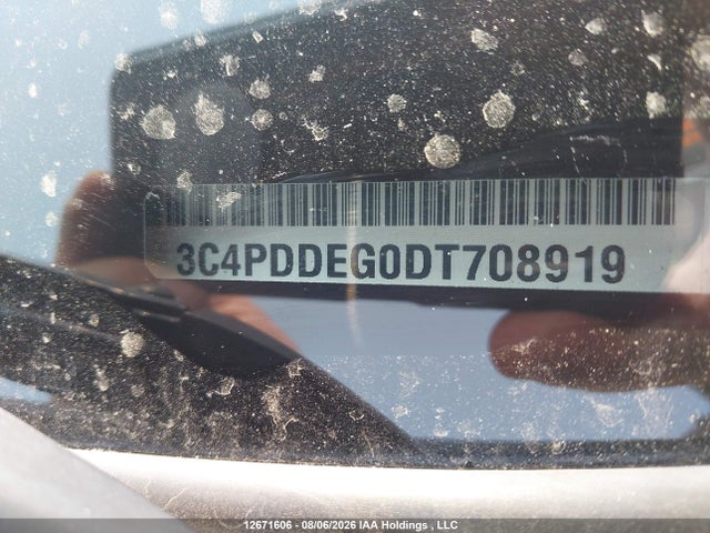 12671606 :رقم المزاد ، 3C4PDDEG0DT708919 vin ، 2013 Dodge Journey R/t Rallye مزاد بيع