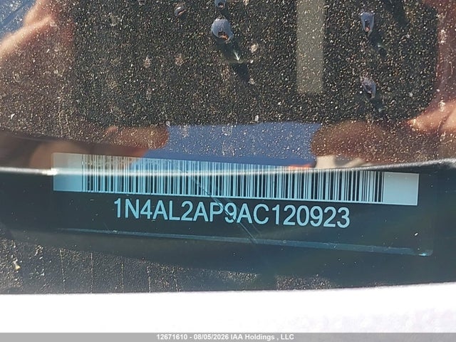 12671610 :رقم المزاد ، 1N4AL2AP9AC120923 vin ، 2010 Nissan Altima 2.5 S مزاد بيع