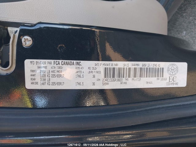 2C4RC1CG3GR188221 Chrysler Town &amp; Country Touring L