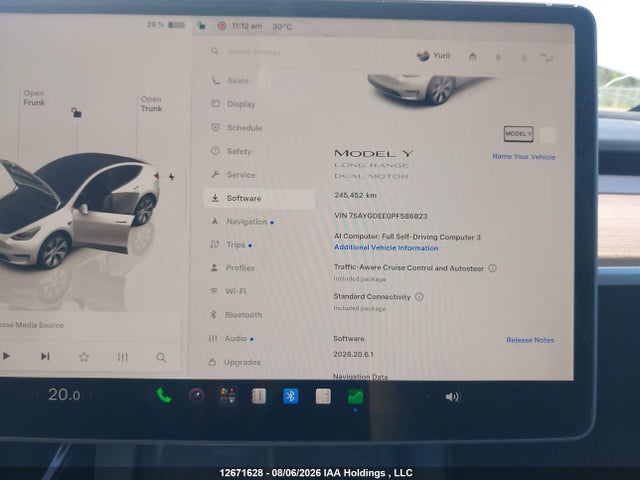 Tesla Model Y Long Range 2023 7SAYGDEE0PF586823 Image 7