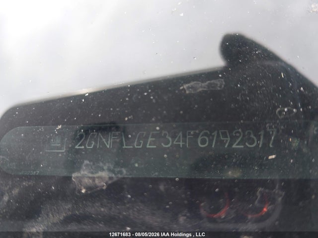Aukcja sprzedaży 2015 Chevrolet Equinox, vin: 2GNFLGE34F6192317, numer aukcji: 12671683
