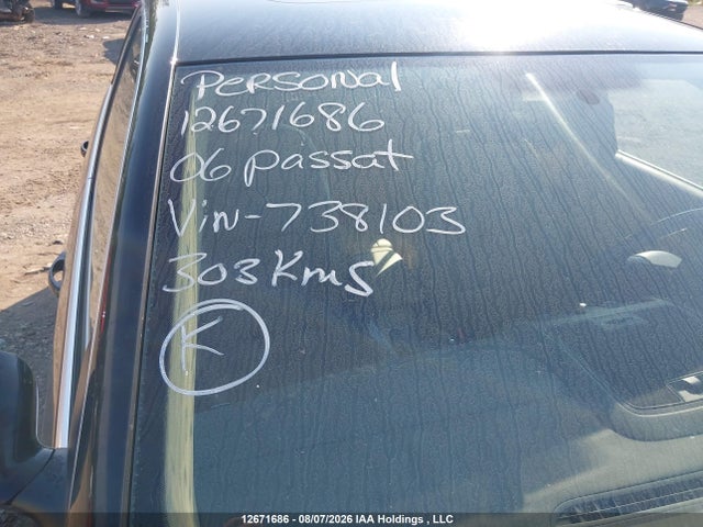 12671686 :رقم المزاد ، 3VWDT81K26M738103 vin ، 2006 Volkswagen Jetta Tdi Option Package 2 مزاد بيع