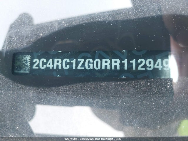 Aukcja sprzedaży 2024 Chrysler Grand Caravan Sxt, vin: 2C4RC1ZG0RR112949, numer aukcji: 12671695