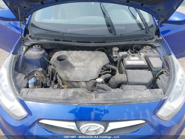 12671697 :رقم المزاد ، KMHCT5AE8DU113863 vin ، 2013 Hyundai Accent Gls/gs مزاد بيع
