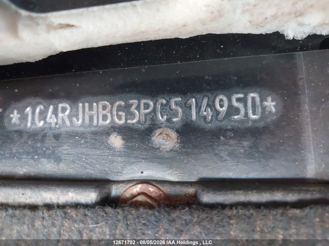 Продаж на аукціоні авто 2023 Jeep Grand Cherokee Limited, vin: 1C4RJHBG3PC514950, номер лоту: 12671702