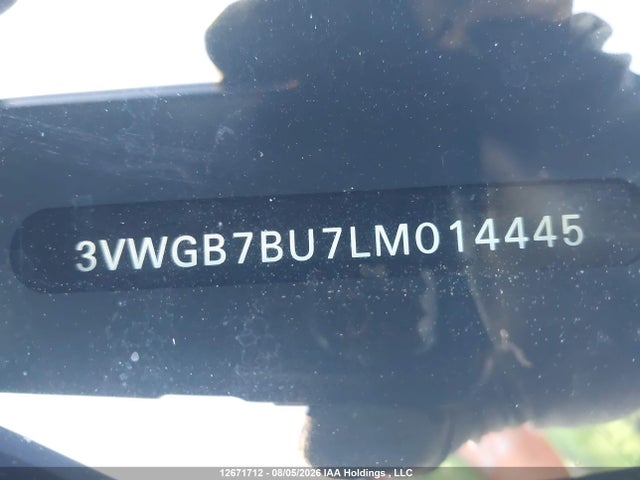 Продаж на аукціоні авто 2020 Volkswagen Jetta Sel Premium, vin: 3VWGB7BU7LM014445, номер лоту: 12671712