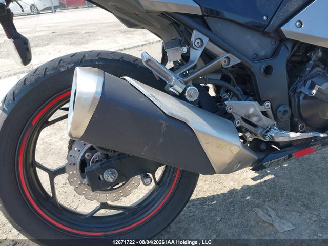 2013 Kawasaki Ex300 B მანქანა იყიდება აუქციონზე, vin: JKAEX8B18DDA03861, აუქციონის ნომერი: 12671722