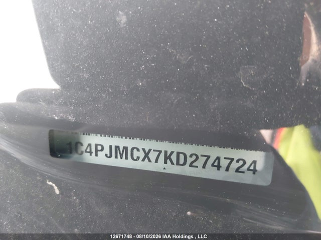 Продажа на аукционе авто 2019 Jeep Cherokee Latitude, vin: 1C4PJMCX7KD274724, номер лота: 12671748