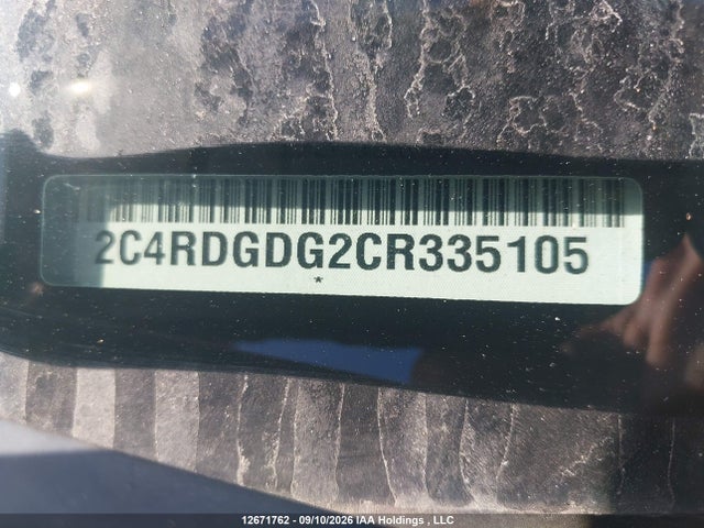 Продажа на аукционе авто 2012 Dodge Grand Caravan, vin: 2C4RDGDG2CR335105, номер лота: 12671762