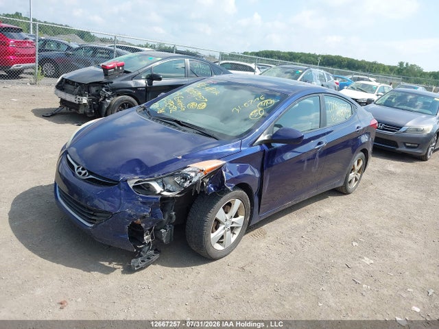 2013 Hyundai Elantra Gls მანქანა იყიდება აუქციონზე, vin: 5NPDH4AE1DH238072, აუქციონის ნომერი: 12667257