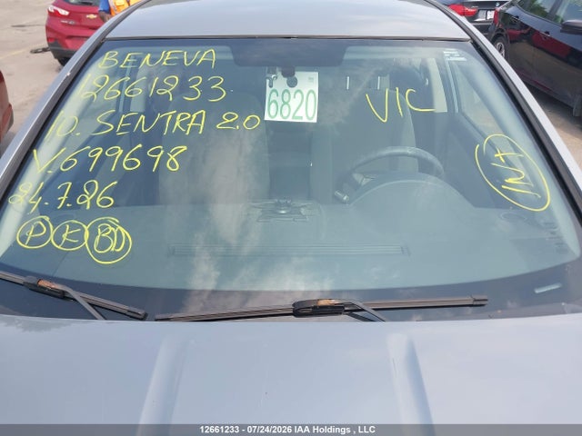 12661233 :رقم المزاد ، 3N1AB6AP2AL699698 vin ، 2010 Nissan Sentra 2.0 مزاد بيع