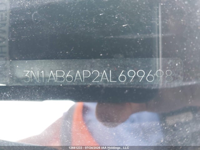 12661233 :رقم المزاد ، 3N1AB6AP2AL699698 vin ، 2010 Nissan Sentra 2.0 مزاد بيع