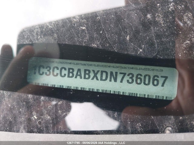 2013 Chrysler 200 Lx მანქანა იყიდება აუქციონზე, vin: 1C3CCBABXDN736067, აუქციონის ნომერი: 12671795