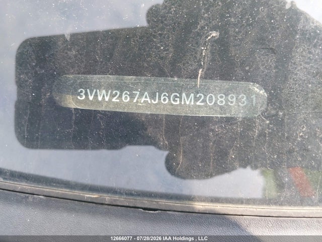 3VW267AJ6GM208931 Volkswagen Jetta 1.4 Tsi Trendline/1.4 Tsi Trendline+