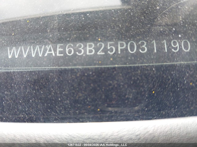 Продаж на аукціоні авто 2005 Volkswagen Passat Gls Tdi, vin: WVWAE63B25P031190, номер лоту: 12671832