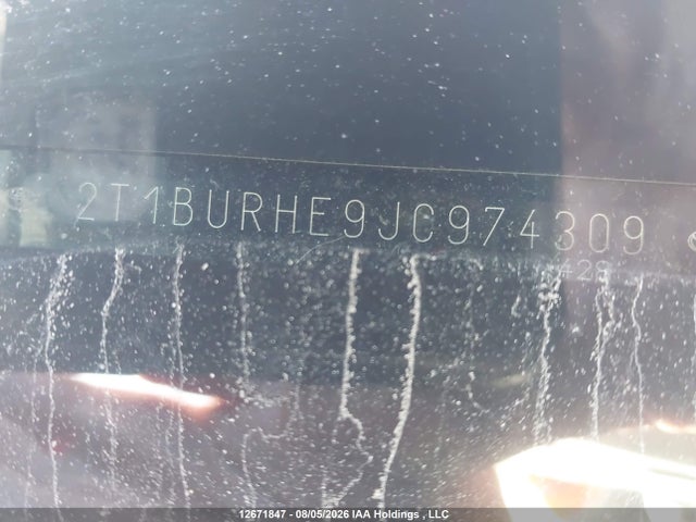 Toyota COROLLA LE 2018 2T1BURHE9JC974309 Image 19