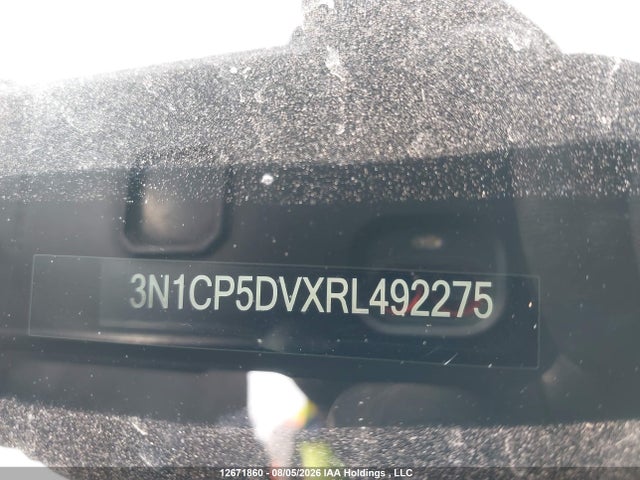 3N1CP5DVXRL492275 Nissan KICKS SR