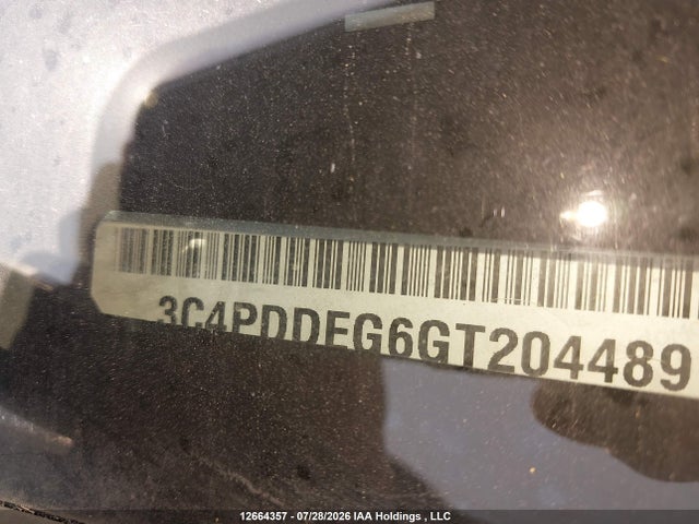 3C4PDDEG6GT204489 Dodge Journey R/t Rallye