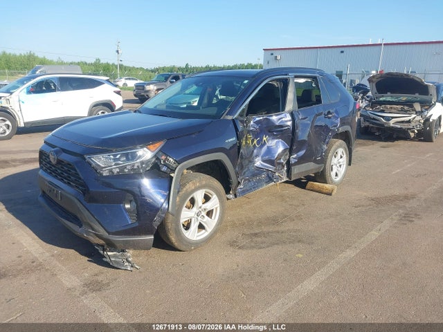 12671913 :رقم المزاد ، 2T3RWRFV2LW102736 vin ، 2020 Toyota Rav4 Hybrid Xle مزاد بيع