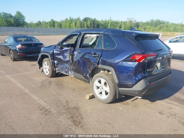 12671913 :رقم المزاد ، 2T3RWRFV2LW102736 vin ، 2020 Toyota Rav4 Hybrid Xle مزاد بيع