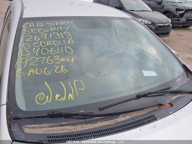 Продажа на аукционе авто 2010 Toyota Corolla Ce, vin: 2T1BU4EE8AC406110, номер лота: 12671919