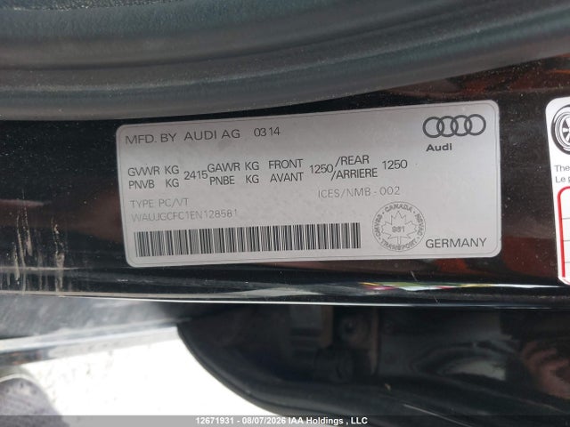 WAUJGCFC1EN128581 Audi A6 3.0 Technik