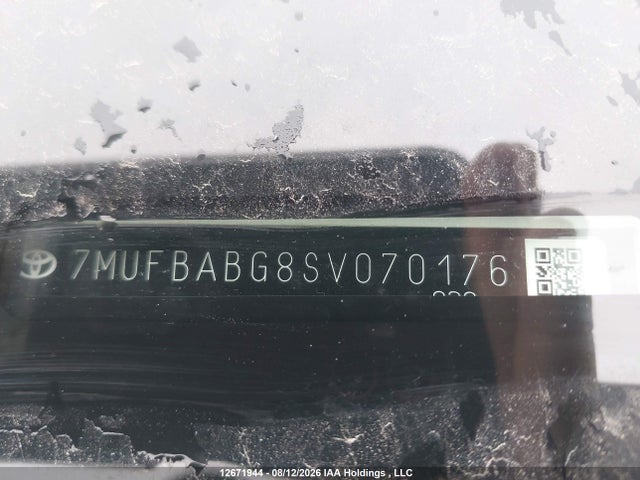 Auction sale of the 2025 Toyota Corolla Cross Hybrid Xse, vin: 7MUFBABG8SV070176, lot number: 12671944