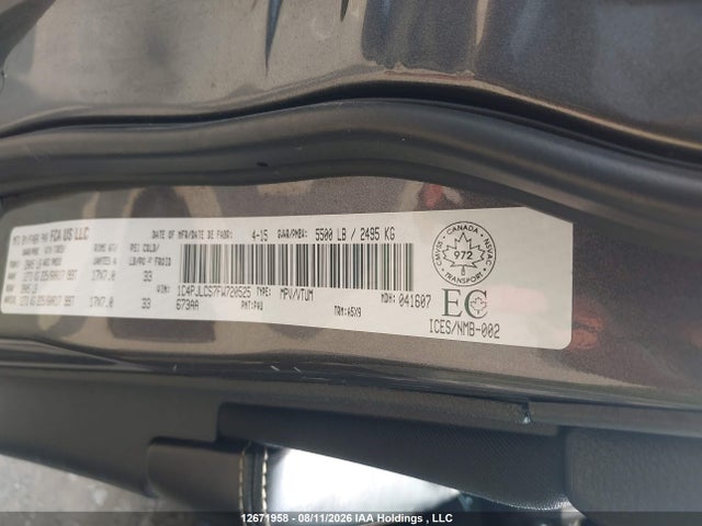 Продаж на аукціоні авто 2015 Jeep Cherokee Latitude Fwd, vin: 1C4PJLCS7FW720525, номер лоту: 12671958