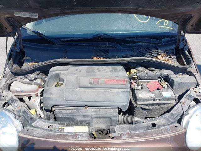 2014 Fiat 500 Lounge მანქანა იყიდება აუქციონზე, vin: 3C3CFFER9ET287116, აუქციონის ნომერი: 12672003