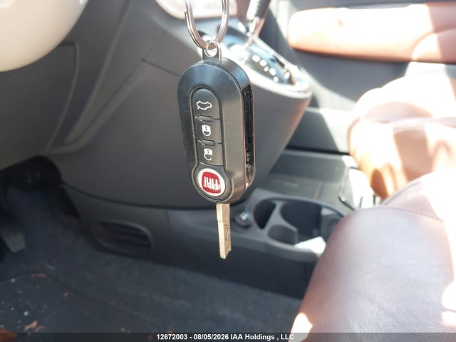 2014 Fiat 500 Lounge მანქანა იყიდება აუქციონზე, vin: 3C3CFFER9ET287116, აუქციონის ნომერი: 12672003