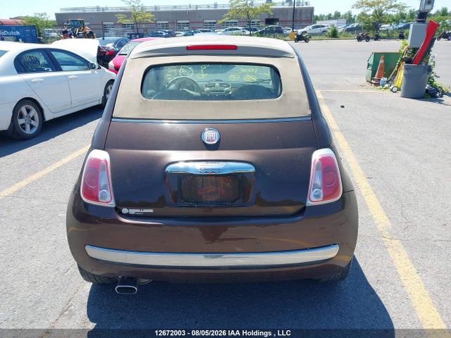 2014 Fiat 500 Lounge მანქანა იყიდება აუქციონზე, vin: 3C3CFFER9ET287116, აუქციონის ნომერი: 12672003