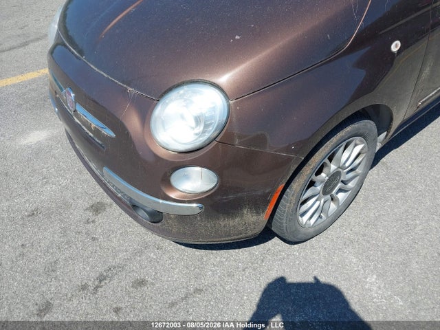 2014 Fiat 500 Lounge მანქანა იყიდება აუქციონზე, vin: 3C3CFFER9ET287116, აუქციონის ნომერი: 12672003