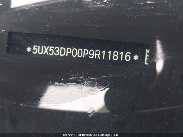 5UX53DP00P9R11816 BMW X3 Xdrive30i