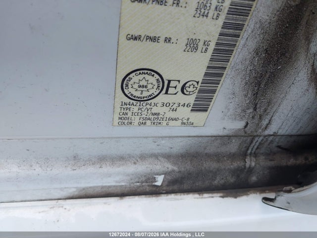 Nissan Leaf S/sl/sv 2018 1N4AZ1CP4JC307346 Image 18