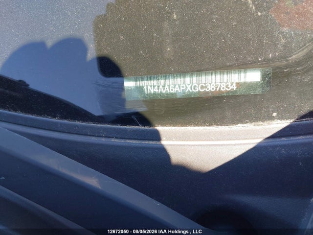 1N4AA6APXGC387834 Nissan Maxima Platinum/sl/sr/sv