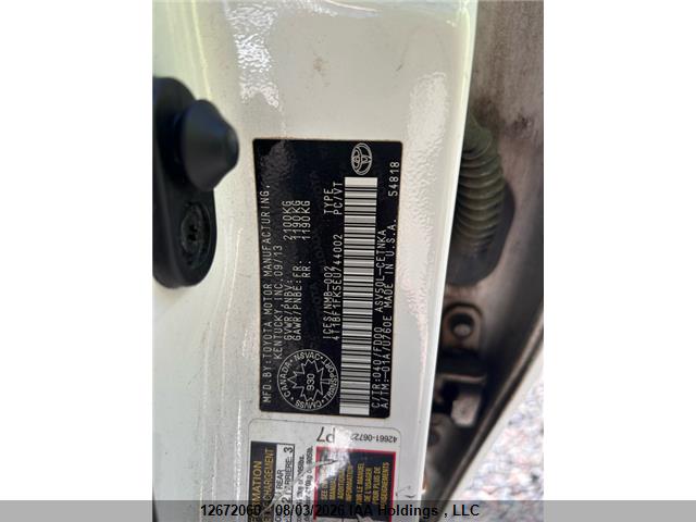 12672060 :رقم المزاد ، 4T1BF1FK5EU744002 vin ، 2014 Toyota Camry L/se/le/xle مزاد بيع