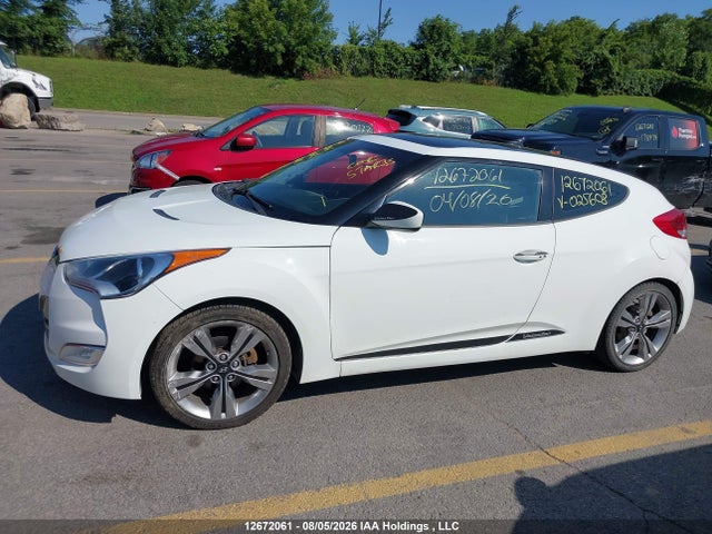 12672061 :رقم المزاد ، KMHTC6AD7CU025608 vin ، 2012 Hyundai Veloster مزاد بيع