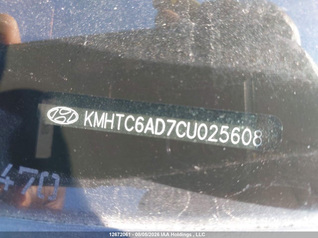 12672061 :رقم المزاد ، KMHTC6AD7CU025608 vin ، 2012 Hyundai Veloster مزاد بيع