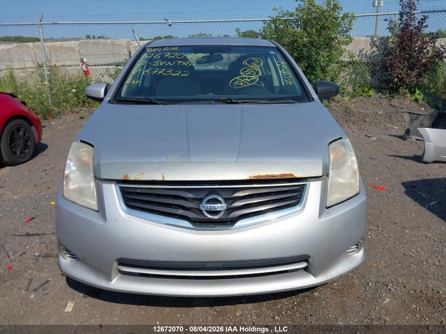 12672070 :رقم المزاد ، 3N1AB6AP8CL677322 vin ، 2012 Nissan Sentra 2.0 S مزاد بيع
