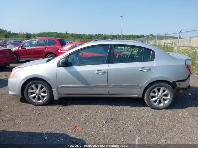 12672070 :رقم المزاد ، 3N1AB6AP8CL677322 vin ، 2012 Nissan Sentra 2.0 S مزاد بيع
