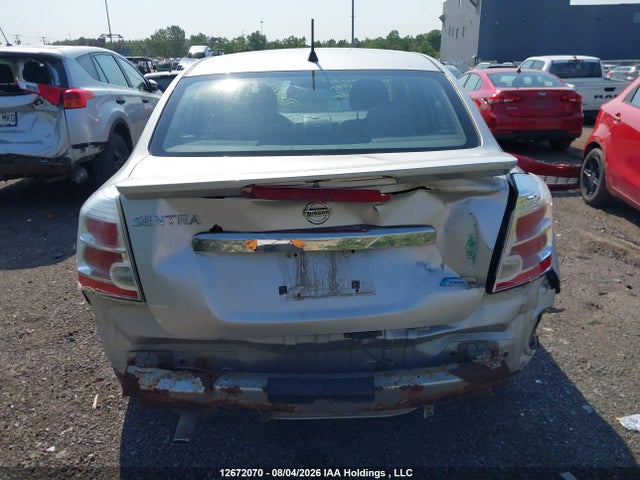 12672070 :رقم المزاد ، 3N1AB6AP8CL677322 vin ، 2012 Nissan Sentra 2.0 S مزاد بيع