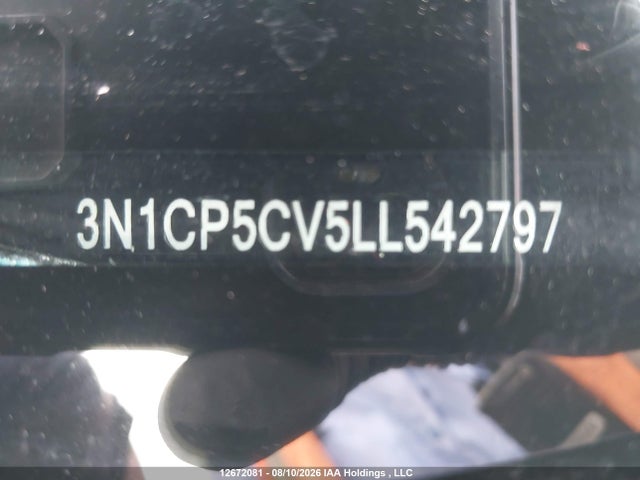Продажа на аукционе авто 2020 Nissan Kicks Sv, vin: 3N1CP5CV5LL542797, номер лота: 12672081