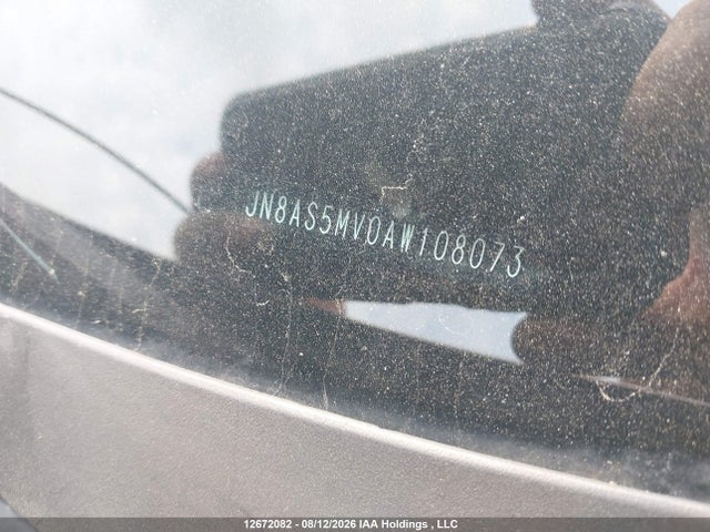 12672082 :رقم المزاد ، JN8AS5MV0AW108073 vin ، 2010 Nissan Rogue مزاد بيع